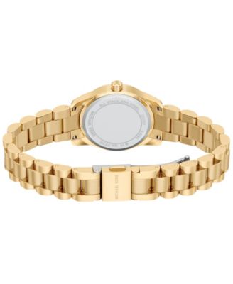 Women's Lexington Three-Hand Gold-Tone Stainless Steel Watch, 26mm