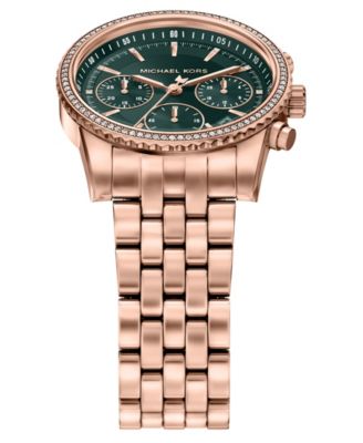 Women's Bryant Chronograph Rose Gold-Tone Stainless Steel Watch, 35mm