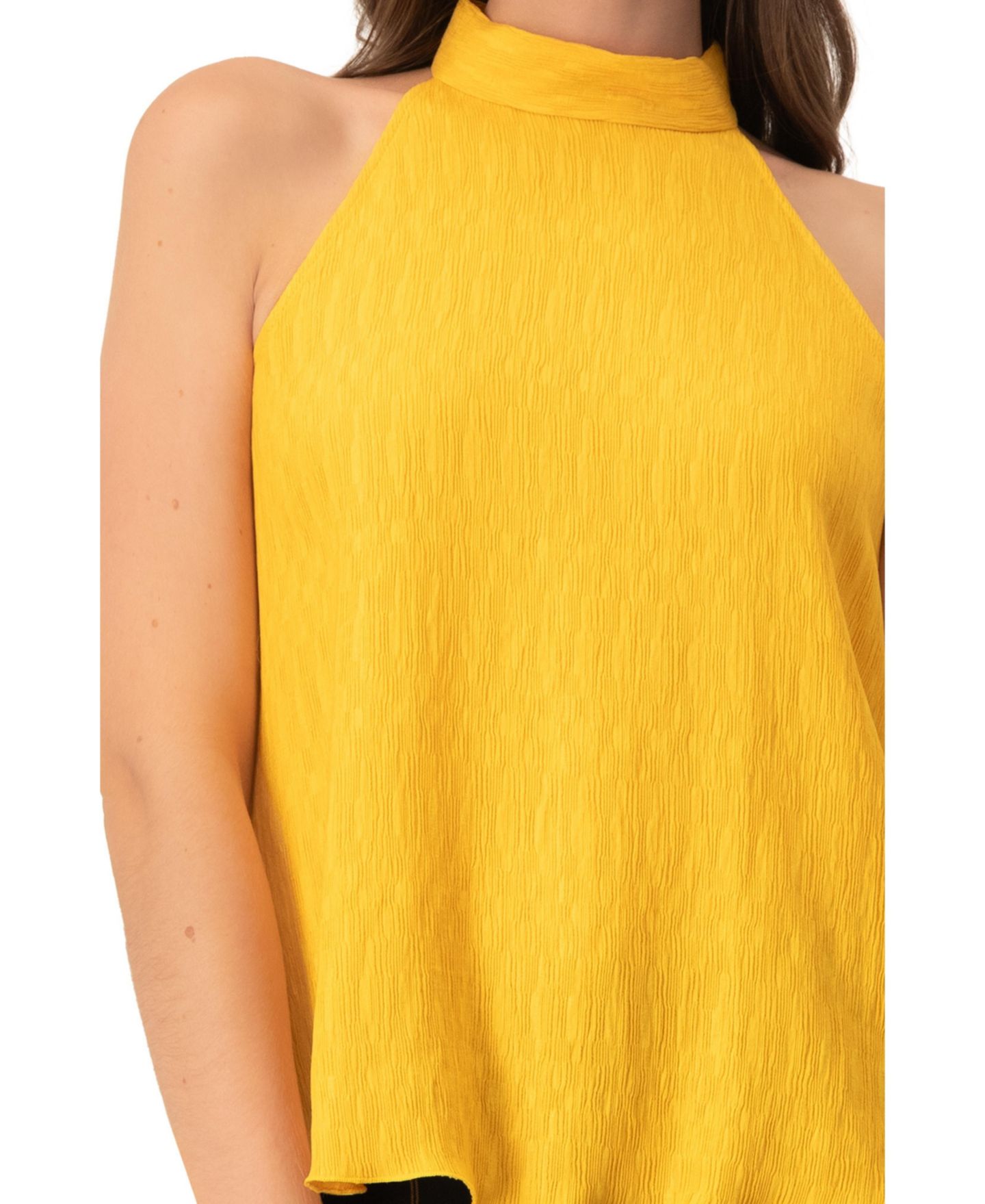 Женская блузка Ivonne Halter Neck Sleeveless, цвет: Жёлтый — фото 5