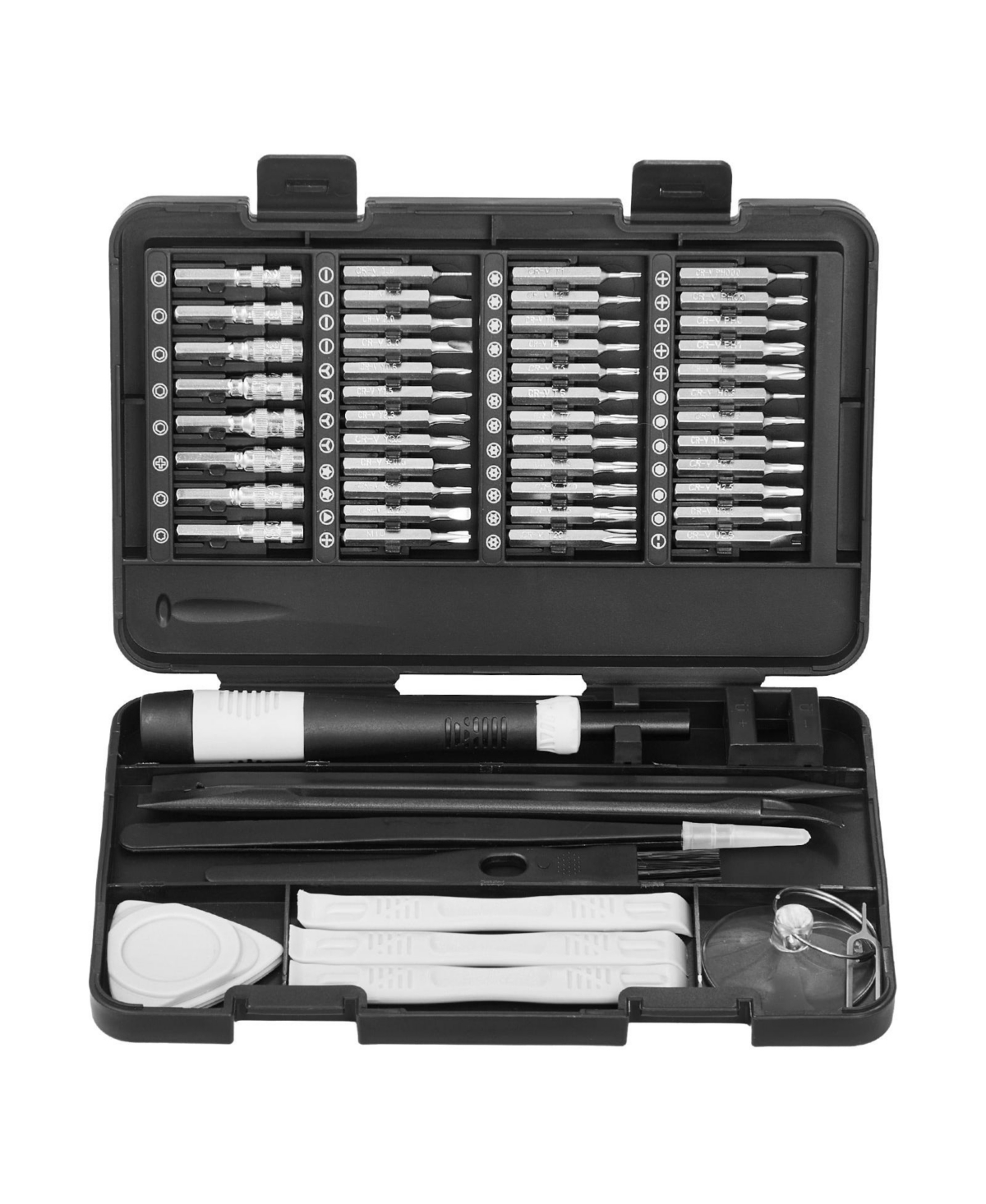 Mecale 59-Piece Precision Screwdriver Set, Phillips, Flat, Torx & Pentalobe Bits with Tweezer, Small Repair Tool Kit