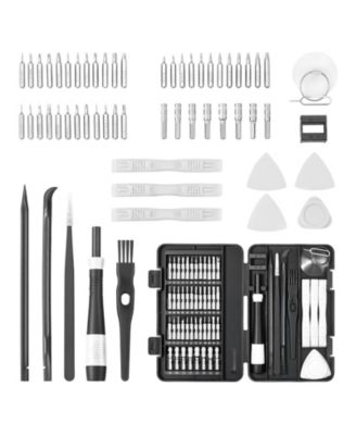 59-Piece Precision Screwdriver Set, Phillips, Flat, Torx & Pentalobe Bits with Tweezer, Small Repair Tool Kit