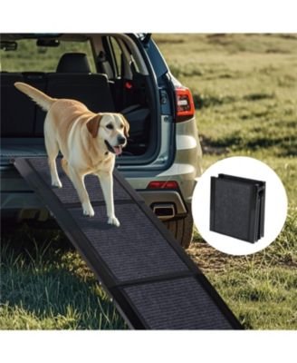 Dog Ramp with Non-Slip Surface, Up to 250LBS in Black