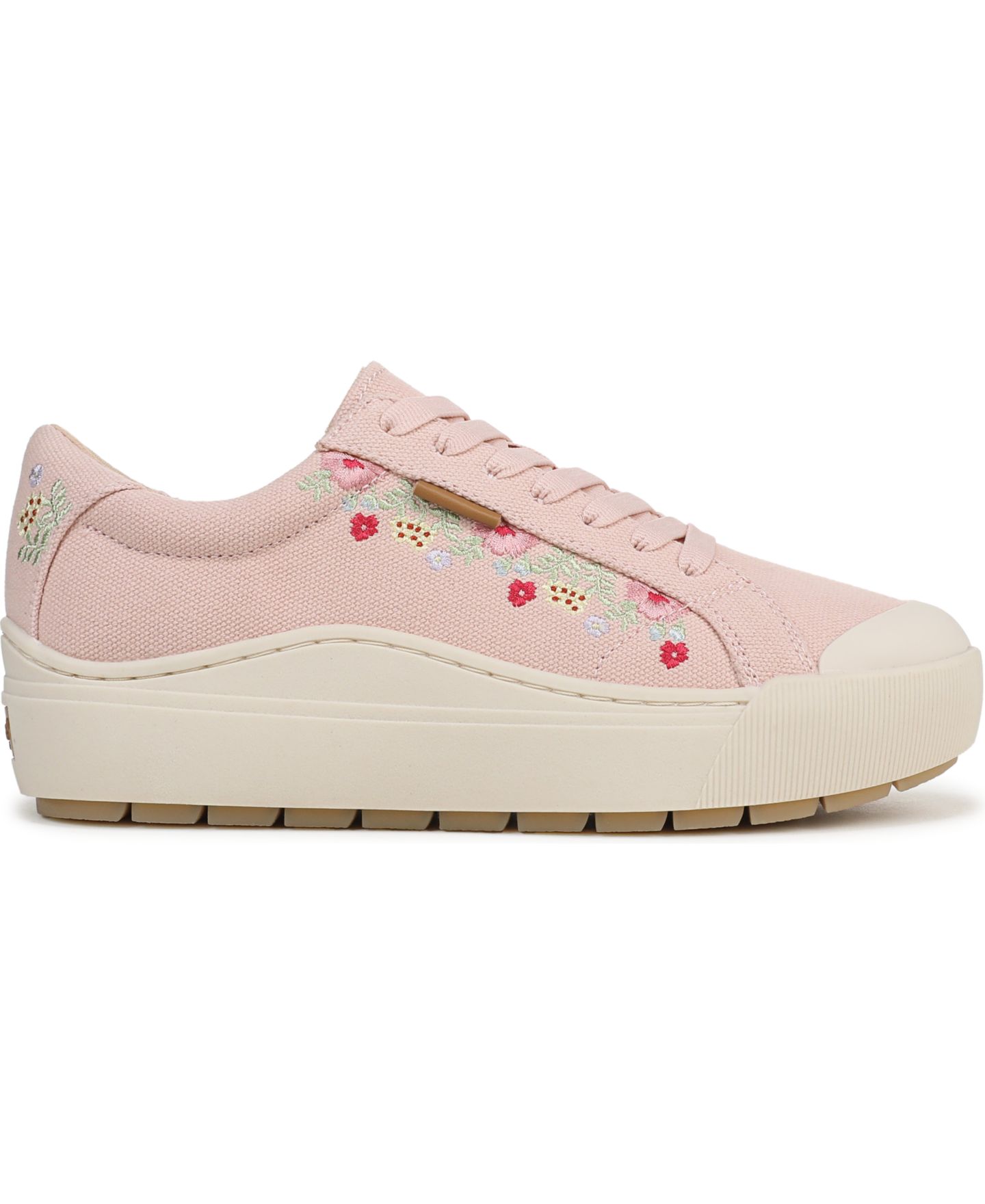 Женские кроссовки Dr. Scholl's Time Off Lace Up Platform, цвет: Пудровый розовый — фото 2