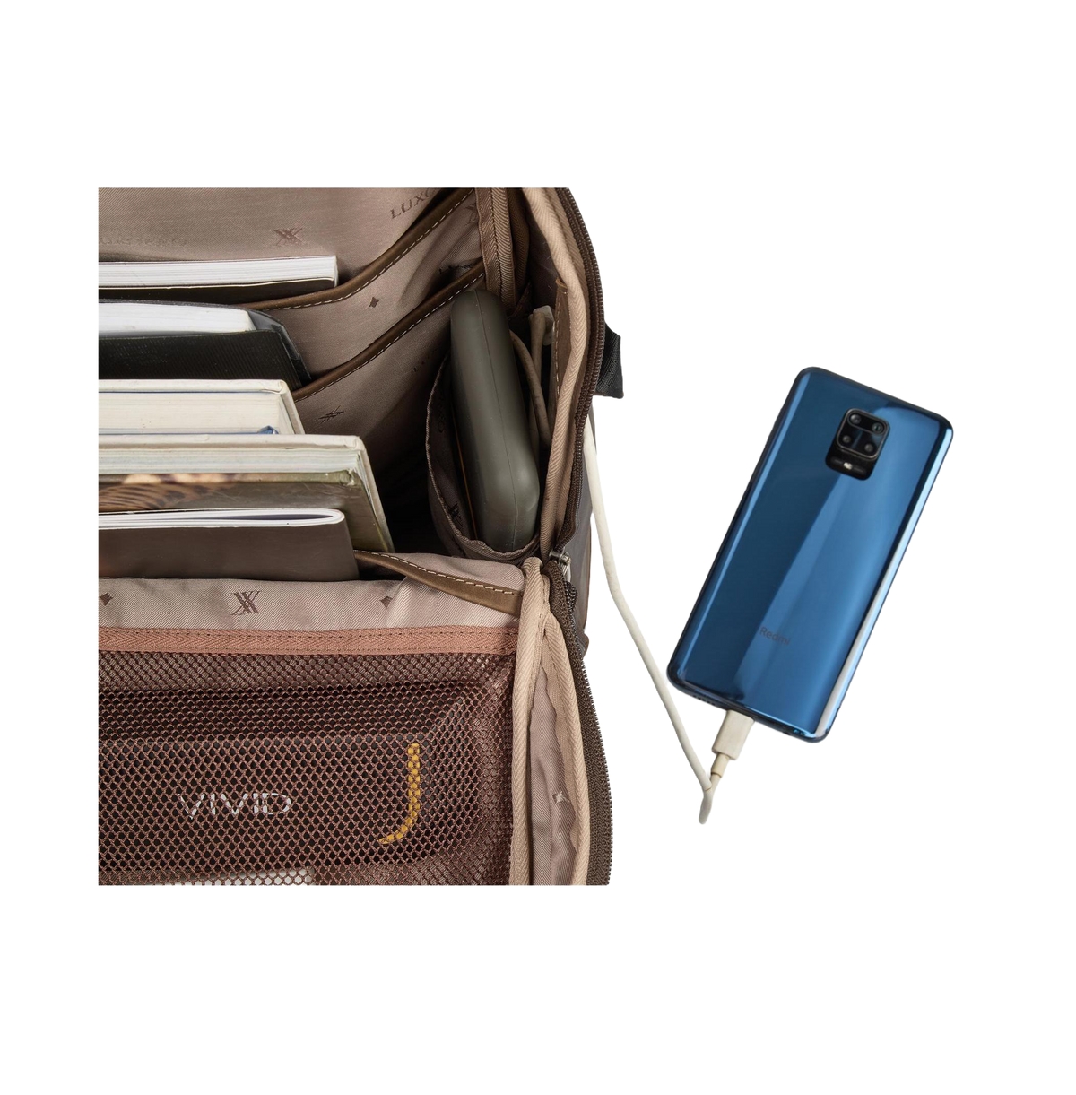 Luxorro Leather Backpack(17 Inch)