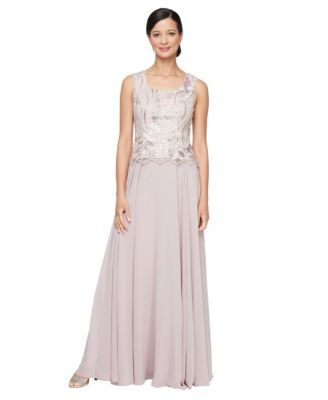 Petite Sequin Embroidered Long Jacket & Ball Gown, 2-Piece Set