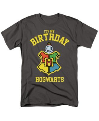 Men's It's My Birthday Hogwarts Crest T Shirt