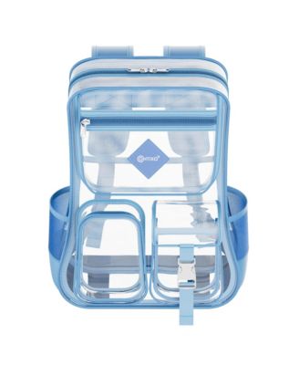 Clear Backpack for Kids & Adults, Stadium & School Approved, Waterproof PVC Bookbag