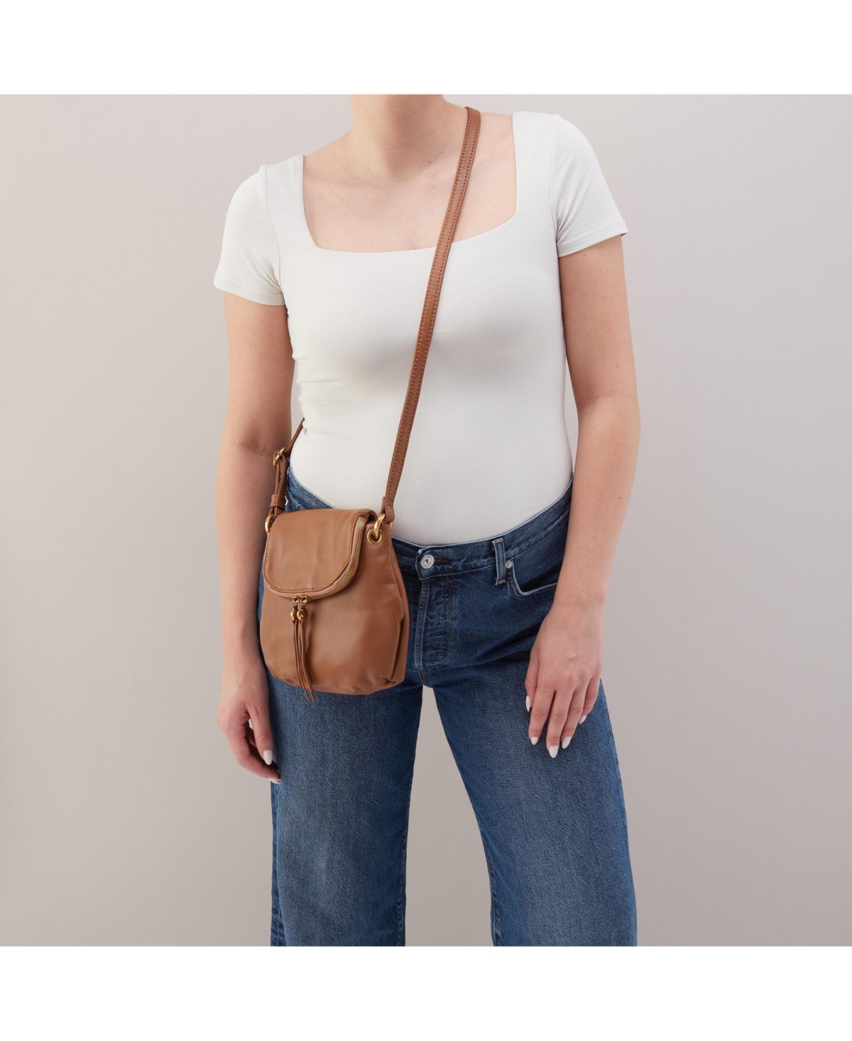 Hobo Fern Zip-Flap Crossbody