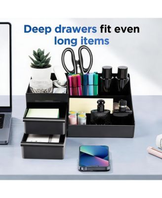 Men's Cologne Organizer - 7 Compartments, 2 Drawers, Easy Clean, Gift