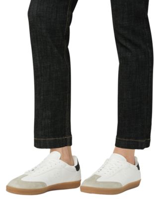 Women's Crosshatch Denim Straight Leg Pant