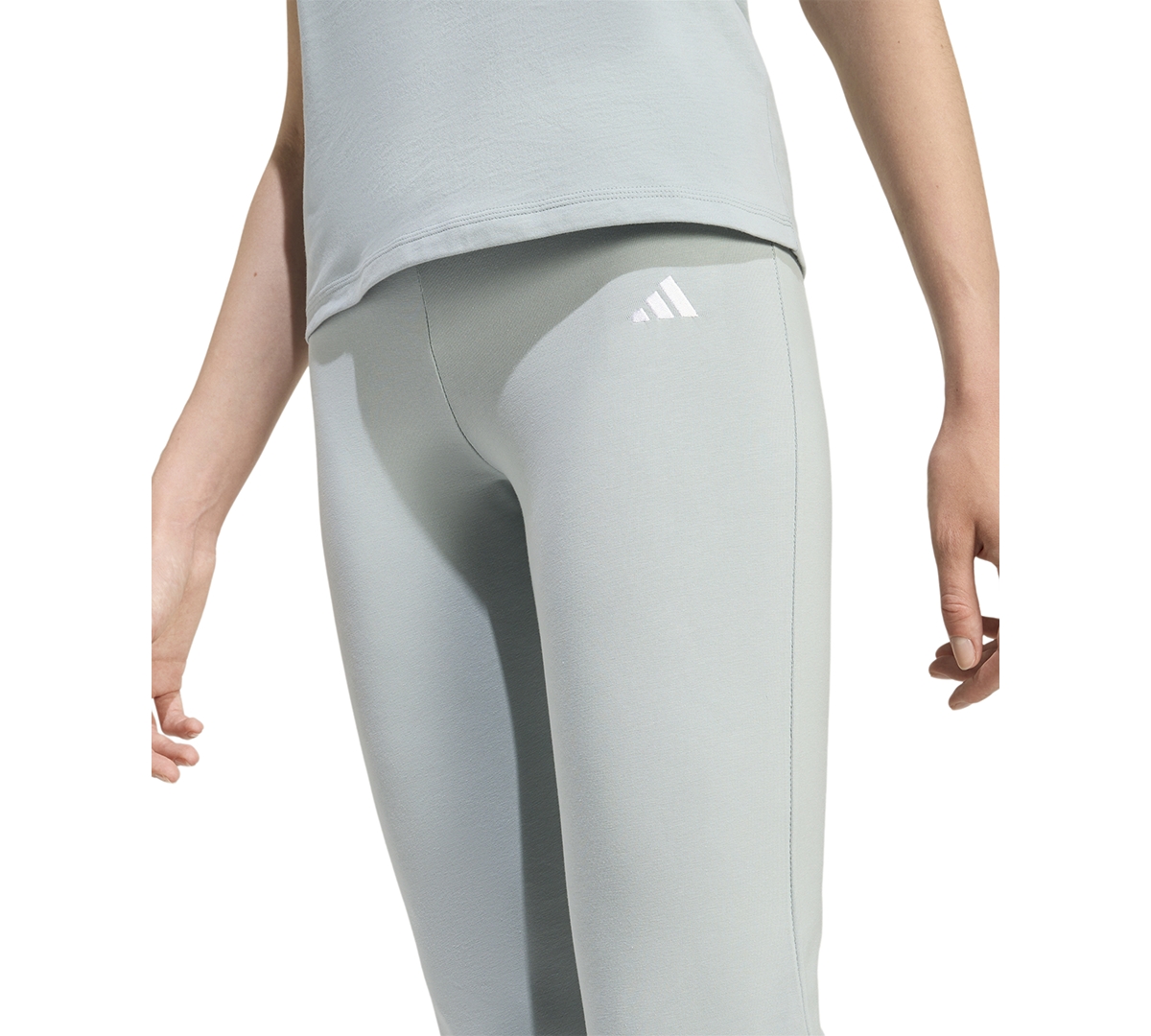 adidas Women's Essentials Small Logo Flared Leggings