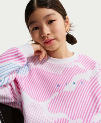 Girls' 7-16 Sportswear Club Boxy Crewneck Sweatshirt