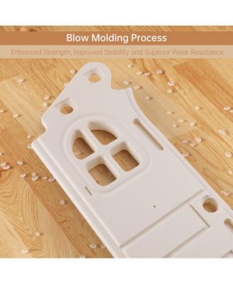 Foldable Kids Playhouse with Lights, Blocks & Open Design