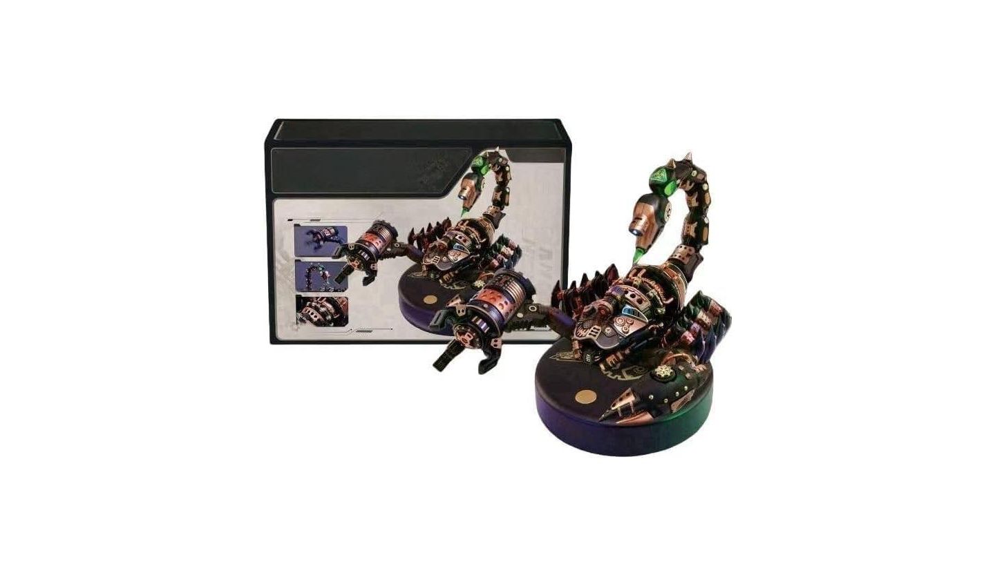 Детские конструкторы Robotime 3D Puzzle Emperor Scorpion Beetle DIY Moveable Mechanic Organism Series Steampunk Design Funny Toys for Kids Child Model Kit — фото 1