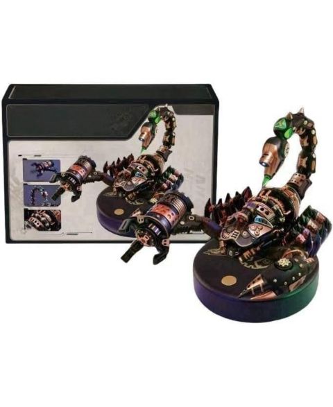 Детские конструкторы Robotime 3D Puzzle Emperor Scorpion Beetle DIY Moveable Mechanic Organism Series Steampunk Design Funny Toys for Kids Child Model Kit