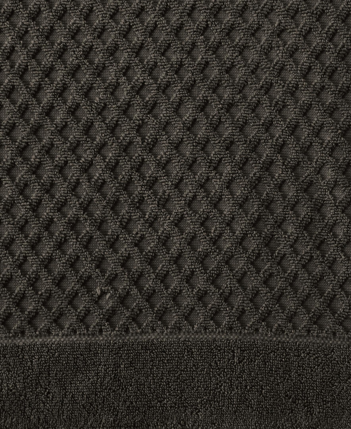 Linery & Co. Quick-Drying Cotton Diamond Waffle Textured 2-Piece Bath Sheet Set