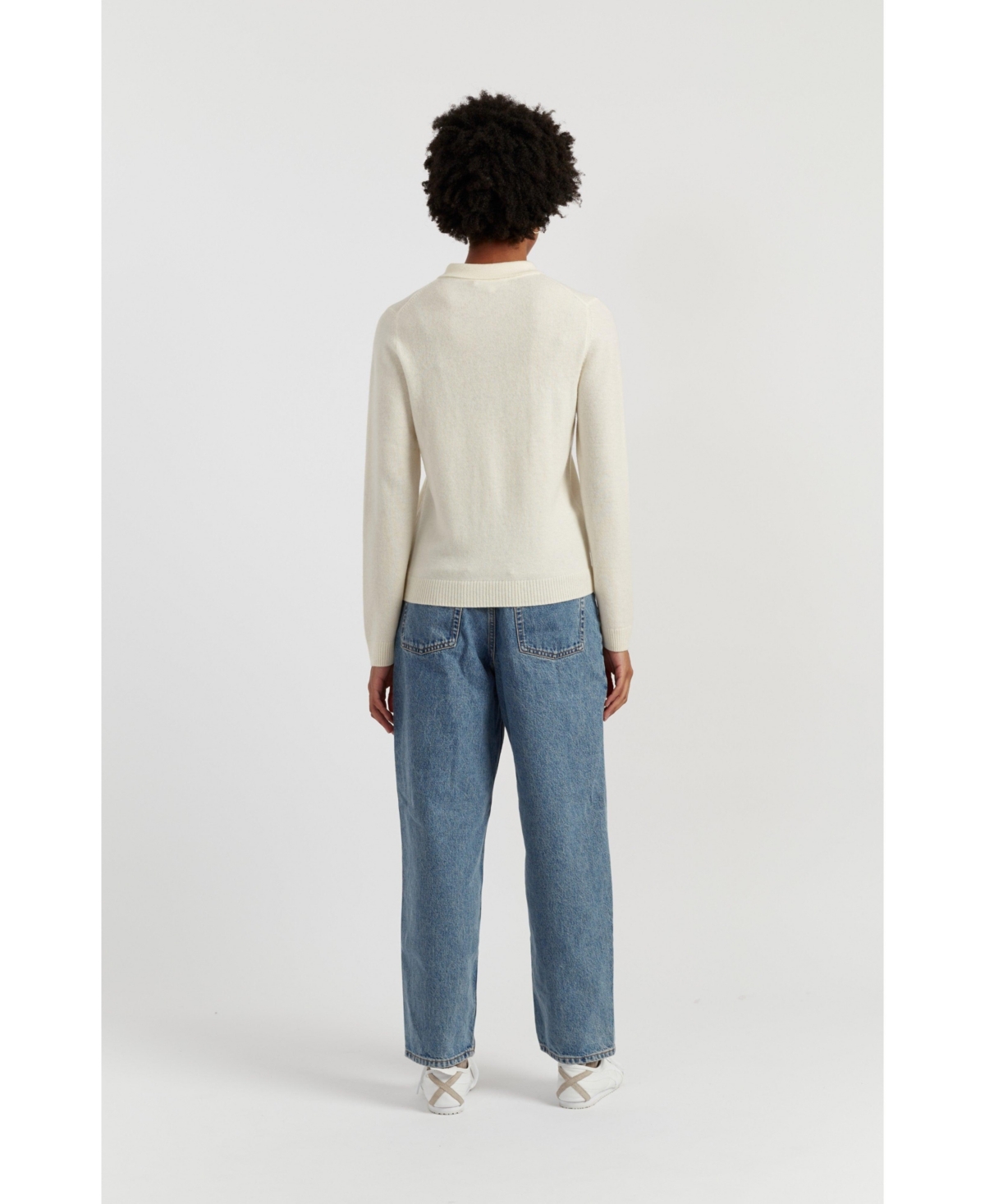 Chinti & Parker Women's Wool-Cashmere Knit Polo Sweater