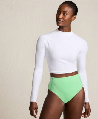 Women's SunShade UPF 50 Long Sleeve Cropped Rash Guard
