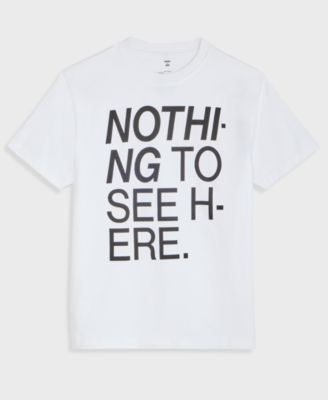 Men's Relaxed-Fit "Nothing To See Here' Graphic T-Shirt