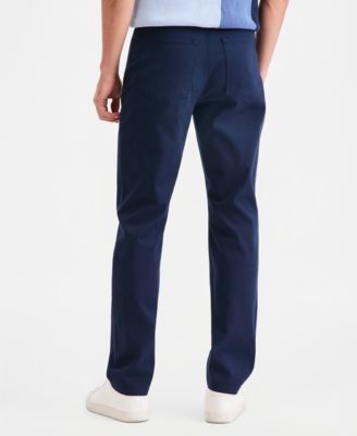 Men's Cotton-Blend 5-Pocket Regular-Fit Pants
