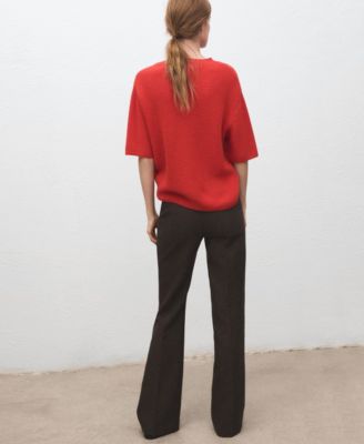 Women's Three-Quarter Sleeve Knitted Sweater