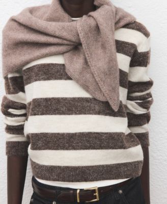Women's Knit Striped Sweater