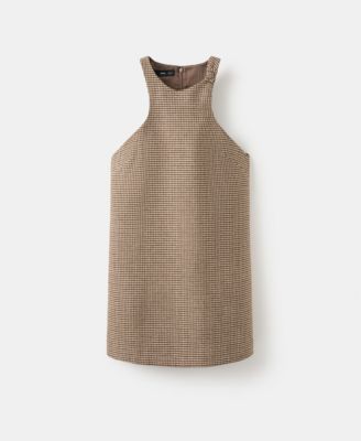 Women's Houndstooth Wool-Blend Dress