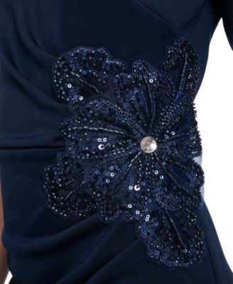 Petite V-Neck Ball Gown