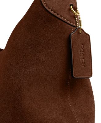 Brooklyn Large Suede Shoulder Bag 34