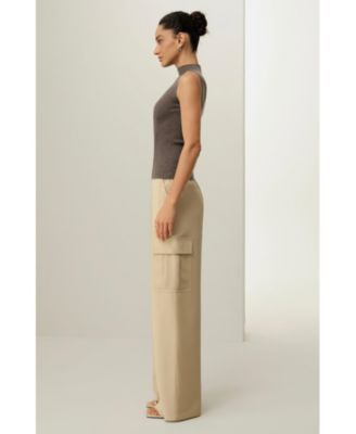 Women's Seamless Knit Washable-Wool Vest