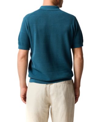 Men's Masons Flat Knit Polo Shirt