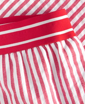 Women's Striped Boxer-Style Shorts