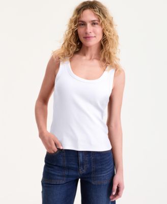 Women's Double Scoop-Neck Layering Tank Top