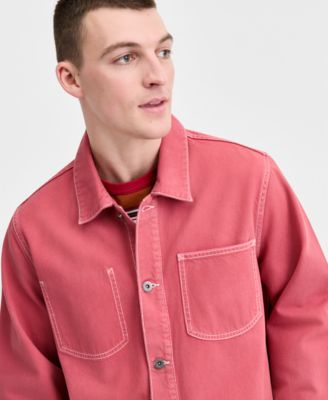 Sun +  Stone Men's Cotton Continental Wash Chore Jacket