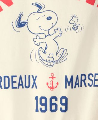 Girls' 4-16 Peanuts Bon Voyage Cinch-Hem T-Shirt