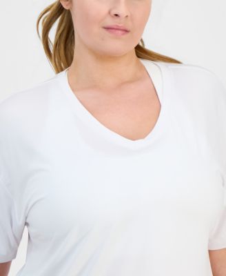 Plus Size V-Neck Performance Tee