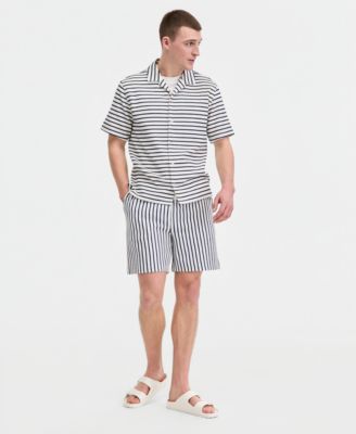 Men's Jack Stripe Short-Sleeve Camp Shirt