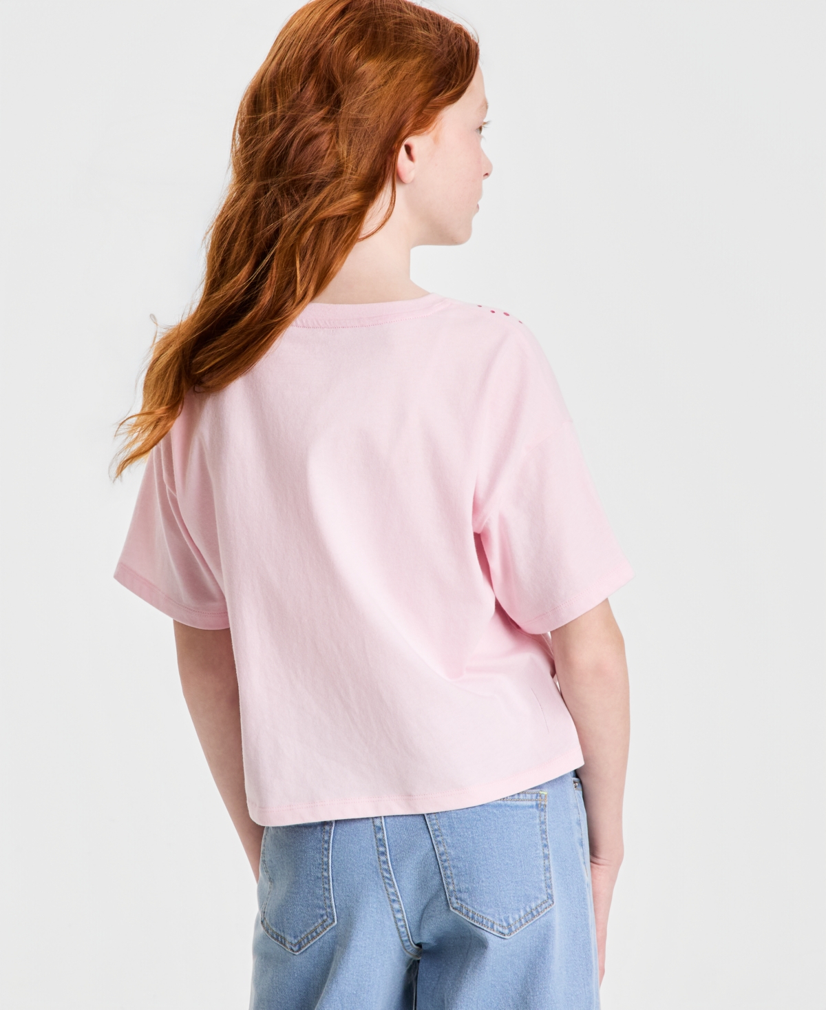 Epic Threads Girls' Xs-xl Gem Relaxed Cropped Tee, Macy's Exclusive
