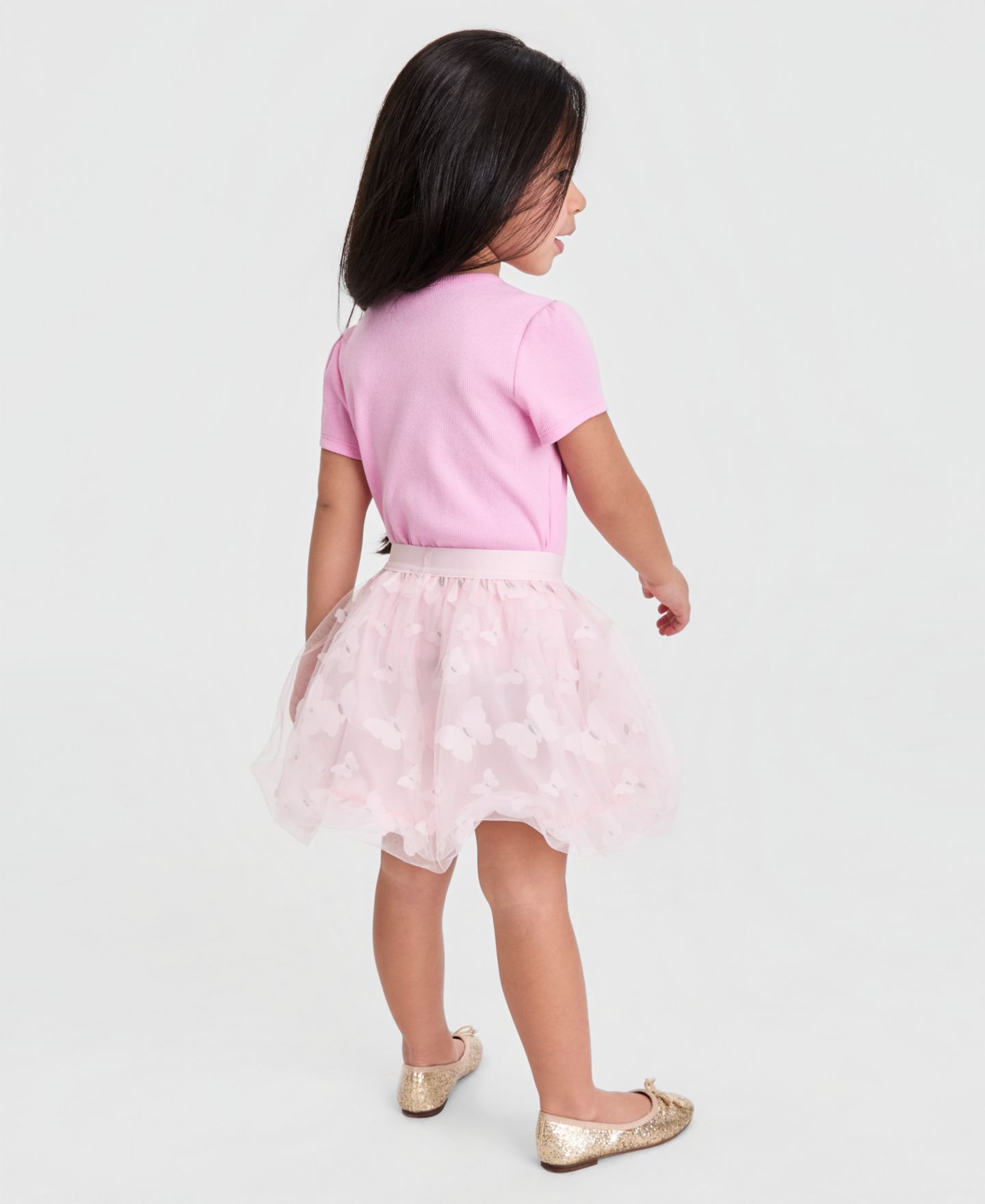 Юбка Epic Threads Butterfly Rosette Tutu Skirt для девочек-малышей, цвет: Розовый — фото 2