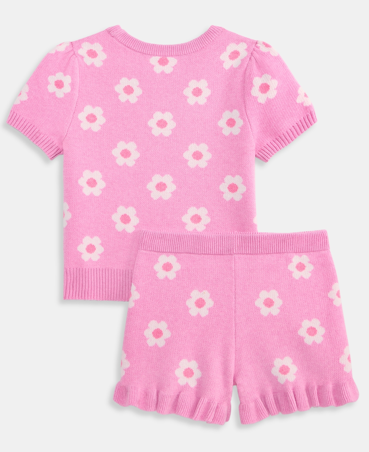 Epic Threads Toddler Girls' 12M-5T Flowers Sweater & Shorts, 2-Piece Set, Macy's Exclusive