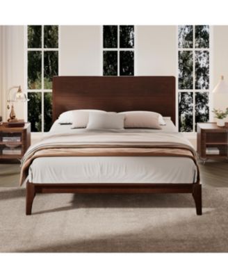 Queen Bamboo Platform Bed