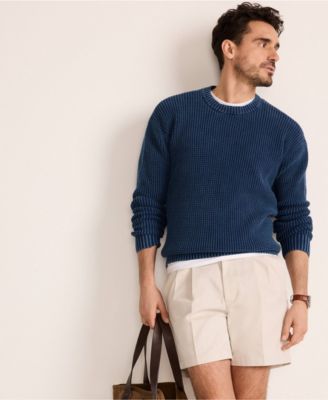 Men's No Iron 6" Comfort Waist Pleated Front Chino Short