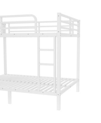 Metal Full Over Full Bunk Bed, Space-Saving
