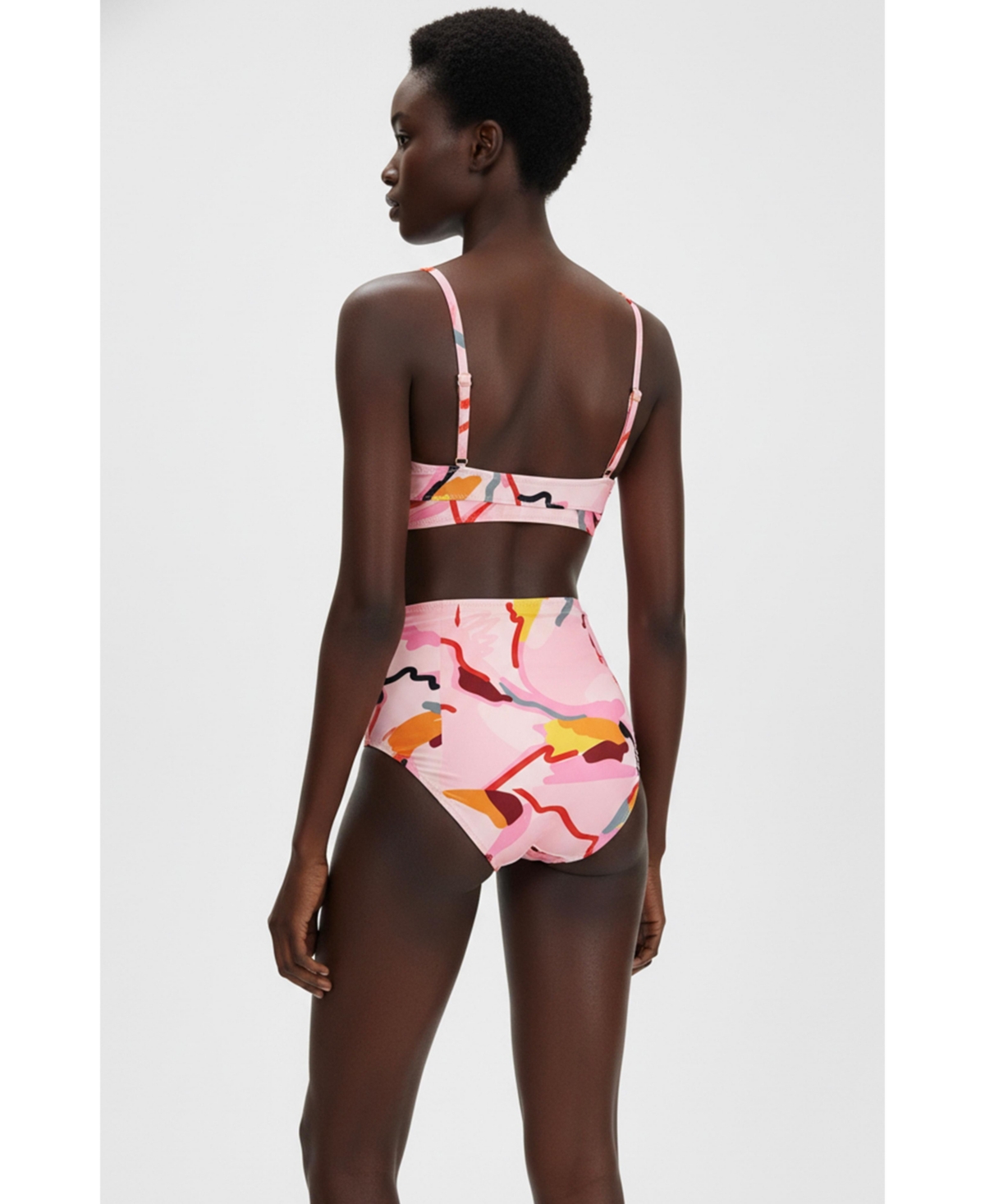 Jessie Zhao New York Women's Aurora Bloom High Waisted Bikini Bottom