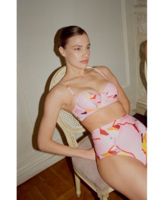 Women's Aurora Bloom High Waisted Bikini Bottom