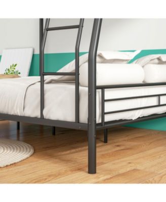 Heavy Duty Full Over Queen Bunk Bed Frame