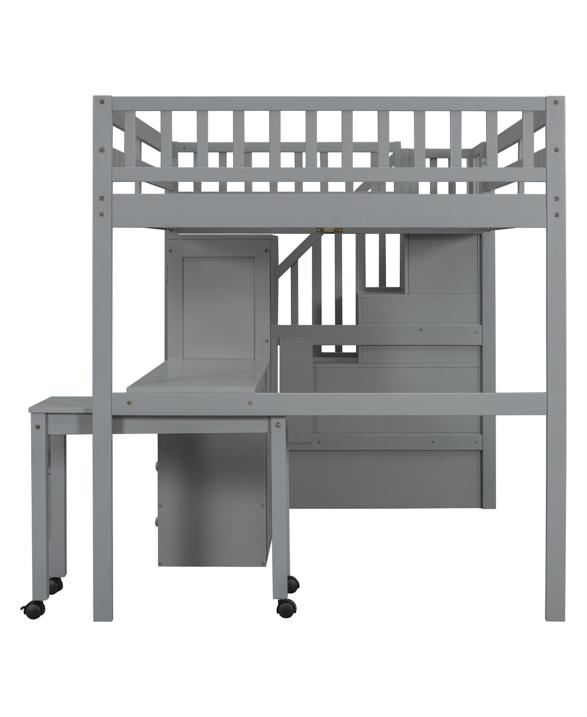 Streamdale Furniture Loft Bed with Stairs & Storage - Multifunctional Kids Furniture