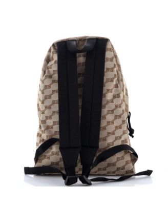 Signature Backpack BB Logo Canvas