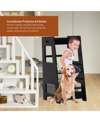  Adjustable Standing Tower Learning Stool for Kids