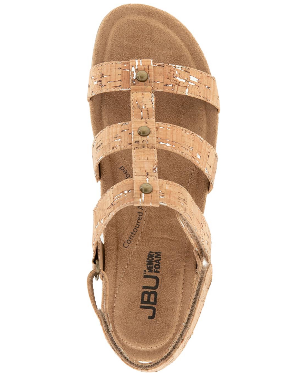 Jbu Women's Vega Casual Flat Sandals
